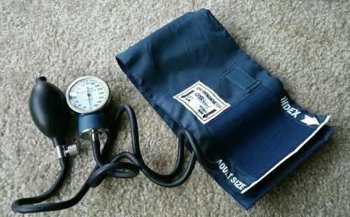 GS SELECT 14675 STANDARD LARGE ADULT BLUE ANEROID SPHYGMOMANOMETER, 1 EACH