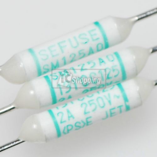 5x Microtemp Thermal Fuse SM125A0 , 131°C 250V 2A NEC/SCHOTT SM/A SERIES