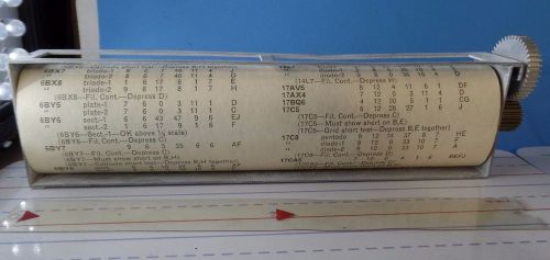 Precision Vacuum Tube Tester 920 Data Assembly w/ Data Roll DRC-H2K