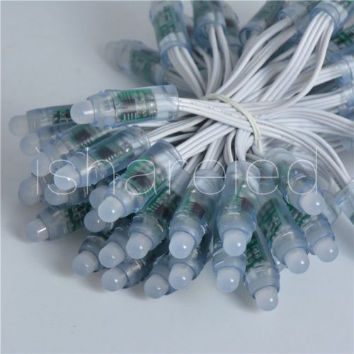 50pcs 5v 12mm ws2811 full color rgb pixel led-module light string  ip68 for sale