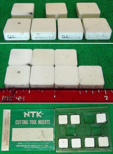 7 NTK Ceramic Inserts SNG-434 CX3 Machinist Gunsmith Milling Turning Lathe Tools