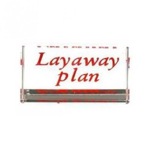 Display Sign Layaway Plan Jewelry Countertop Fixtures