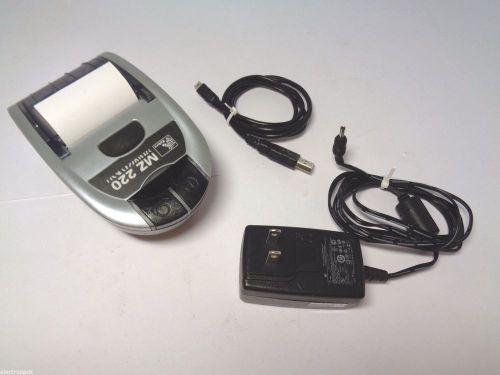 Zebra MZ220 Portable Mobile Bluetooth Wireless Printer w/ AC Adapter &amp; USB Cable