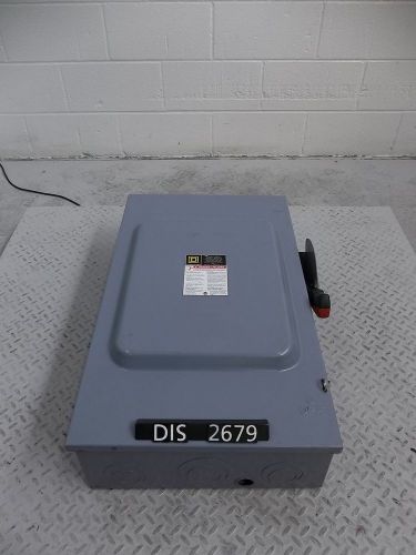 Square d 600 volt 200 amp fused disconnect (dis2679) for sale