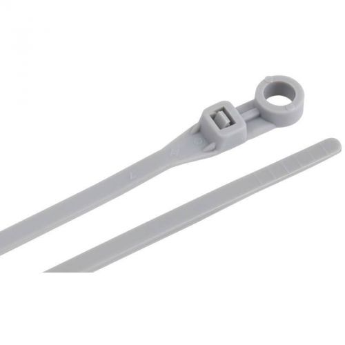 Mounting Cable Tie, 2&#034;, Nylon, Gray, 8.63&#034; L, 15/Bag GB-GARDNER BENDER 45-308MTG