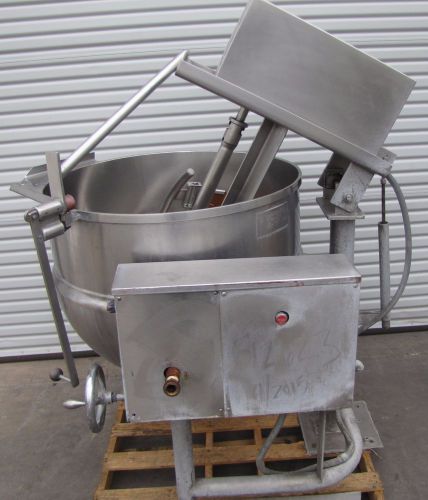 GROEN D/INA/2-80 STEAM KETTLE W/ AGITATION MIXER (#1221)