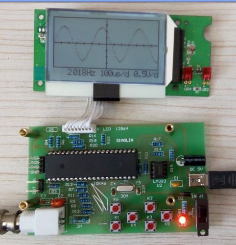 2 hz - 35 KHZ audio oscilloscope C51 simple oscilloscope