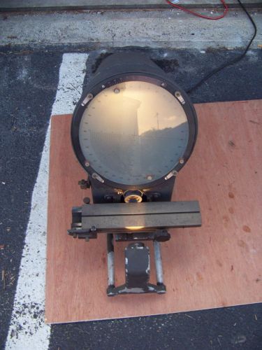 MicroVu  Optical Comparator 10&#034; View 12&#034; X 3&#034;-Table Micro Vu Bench Top