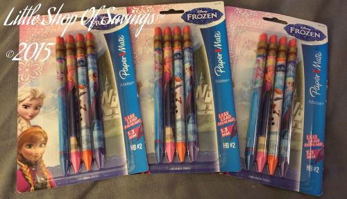 3-4-Pack PaperMate Disney Frozen Mechanical Pencil 1.3 mm HB #2 12 Pencils Total