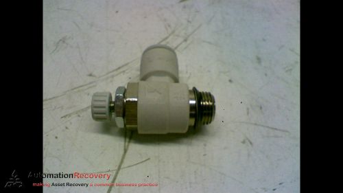 SMC AS2201F-U01-06 AIR FLOW CONTROL VALVE, NEW*