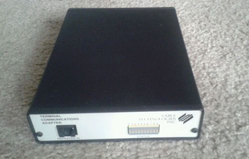 SABLE Technologies POS TERMINAL COMMUNICATIONS ADAPTER Model 4A-EL