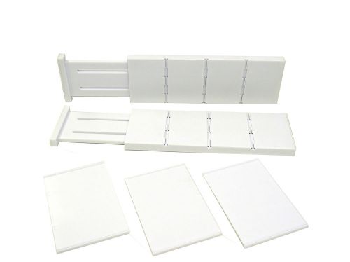 Axis international 5 piece plastic dresser drawer divider set for sale