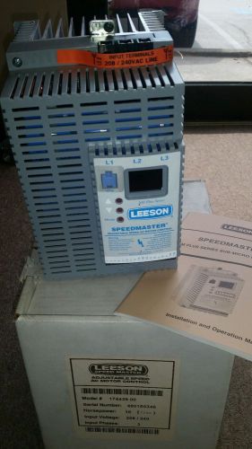 Leeson Speedmaster Adjustable Speed AC Motor Control #174439.00 NIB