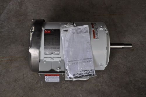 DAYTON 2LHL7 Washdown Brk Mtr, 3 Ph, TENV, 1/3hp, 1725rpm