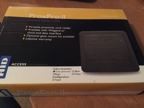 HID ProxPro II 5455 Prox Proximity Card Reader Gray NEW