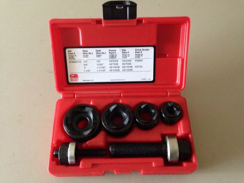 Gardner Bender Knock-Out Set 1/2&#034; To 1-1/4&#034; Model KOM50125