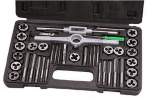 Pittsburgh 40 Piece Carbon Steel SAE Tap and Die Set