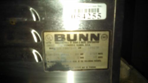 BUNN O MATIC AUTOMATIC COFFEE / TEA MAKER AND 3 BAY SINK