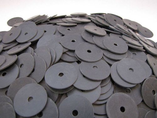 50 RUBBER WASHERS  1.5 &#034; OD X 3/16 ID X .040 (13/32 ) THICK  - ANTI VIB NICE !