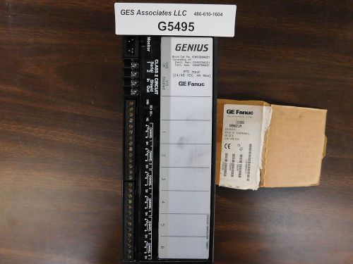 Ge fanuc ic660eba021l genius rtd 6 channel block 24/48dc for sale