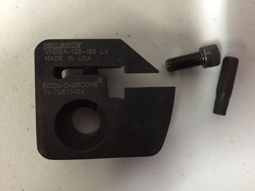 Valenite econ-o-groove turning toolholder vhdba-125-188-la anvil *pa* for sale