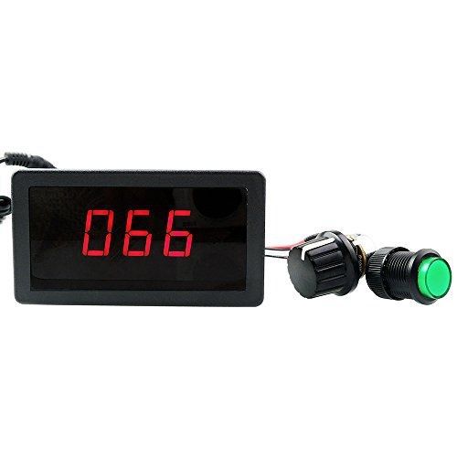 Unique Goods - 6V 12V 24V Digital Display LED DC Motor Speed Controller PWM