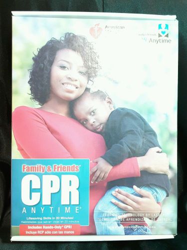 *new* american heart association family &amp; friends cpr anytime training kit for sale