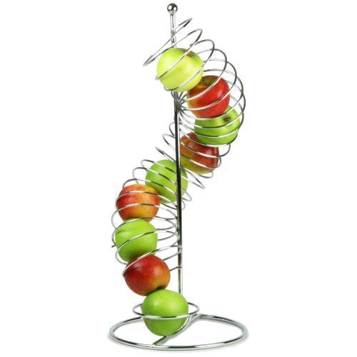 NEW TableCraft Products FSP1507 Spiral Fruit Basket, 18.5 Height. 4.25 Diameter