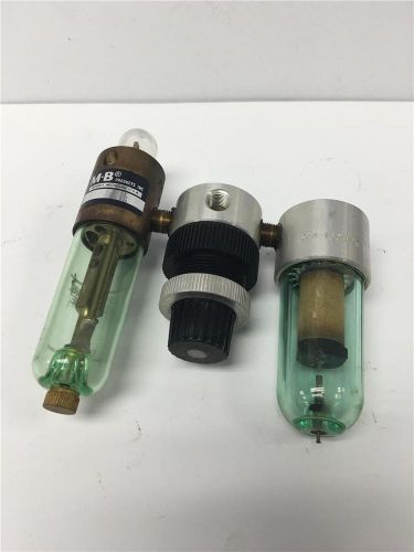 MB DETROIT 2L4-24 2R4-100-RNK 2F4 Pneumatic Regulator Filter Lubricator 1/8&#034; SET