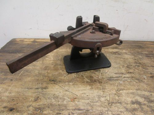 Antique h b rouse letterpress miter cutter for lead typesetting print shop press for sale