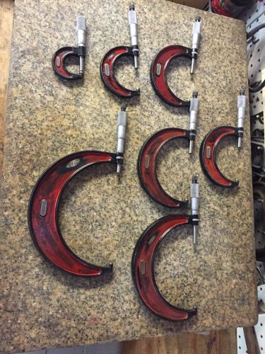 0-150 MM Starrett Micrometer Set