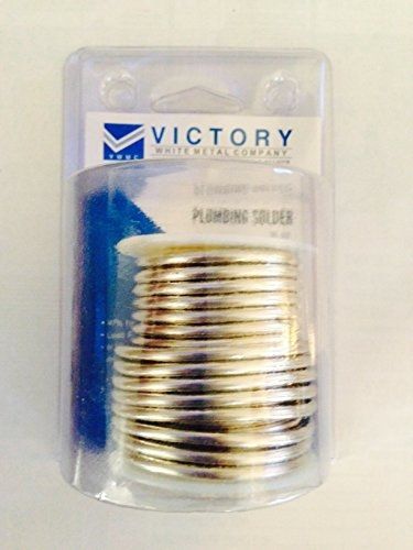 VICTORY No Lead &#034;Super 50&#034; Plumbing Solder 16 Ounce