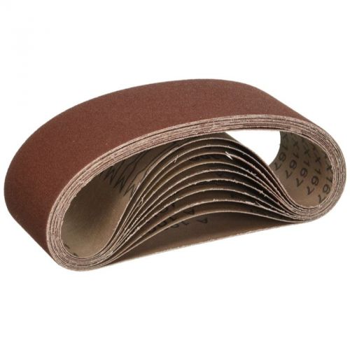 Aleko 120 grit aluminum oxide sanding belt 3 inch x 21 inch pack of 50 for sale