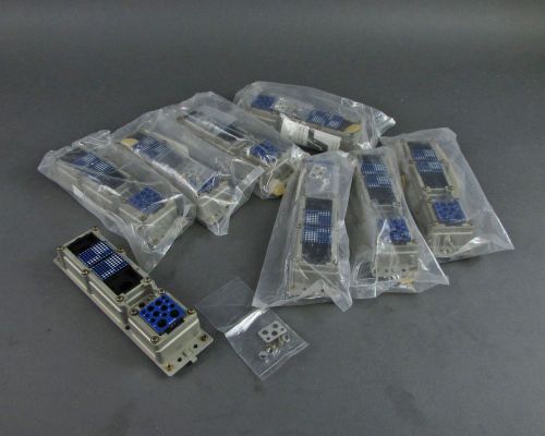 Lot of (8) Souriau S612FGLNW2S1200 ARINC Rack &amp; Panel Connectors