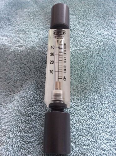 KING INSTRUMENT CO. Liquid Flow Meter 0-45 GPH