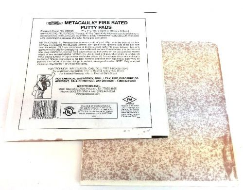 Rectorseal METACAULK 66335 Fire Rated Putty 7x7 Pad