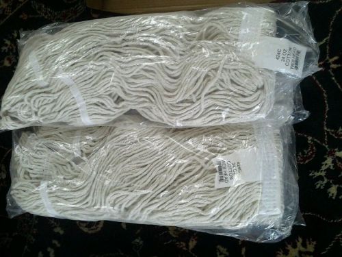 Box of 12 wet mop heads  24 ounce cotton 424 c for sale