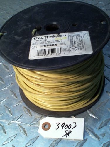 ESSEX  500 FT ROLL 12 GA THHN OR THWN OR MTW 600V