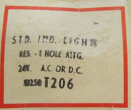 CUTLER HAMMER 10250T 206 Indicating Pilot Light 24 V AC DC