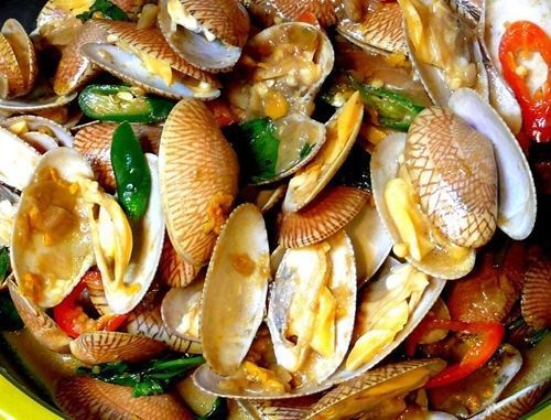 Thai Foods DIY Recipe STIR FRIED CLAMS Step Cooking Kitchen Gadgets Tools Menu