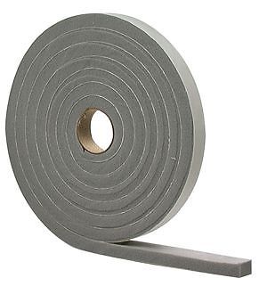 Foam tape,3/16x3/8x17&#039;w/a gray for sale