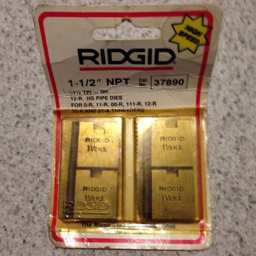 Ridgid 1-1/2 high speed dies (package of 4) #37890