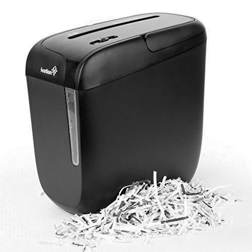 Ivation 8-Sheet Cross-Cut Paper Shredder with Removable Shred Basket