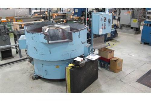 12 cu. ft. torex tg-6026 vibratory finisher, panel timer, 60&#034; bowl dia., 7.5 h.p for sale