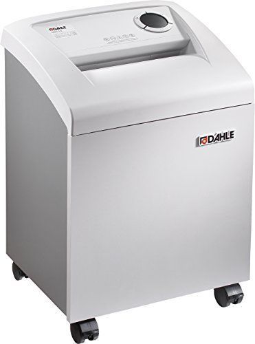 Dahle 40114 desk side shredder, 8-10 sheet, cross cut, shreds staples, paper ... for sale