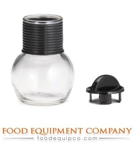 Tablecraft B3650 Hottle 10 oz. with black cover glass  - Case of 24