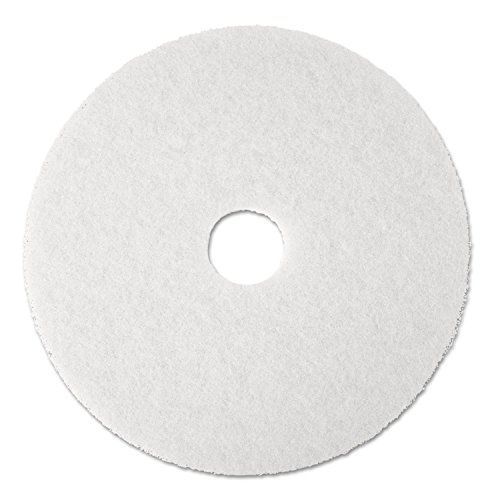 Premiere Pads PAD 4019 WHI Floor Polishing Pad, 19&#034; Diameter, White (Case of 5)