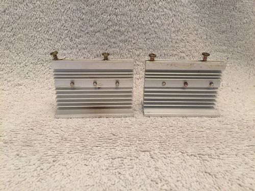 Pair t shape style aluminum heat sink included mouting screws for sale