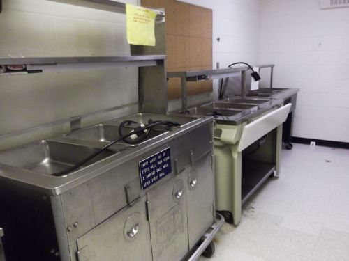 Hot steam serving carts for sale