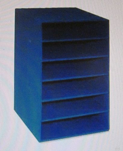 New! Classroom Keepers 6 Shelf Organizer Blue Best for Office PAC001312 - Qty 1